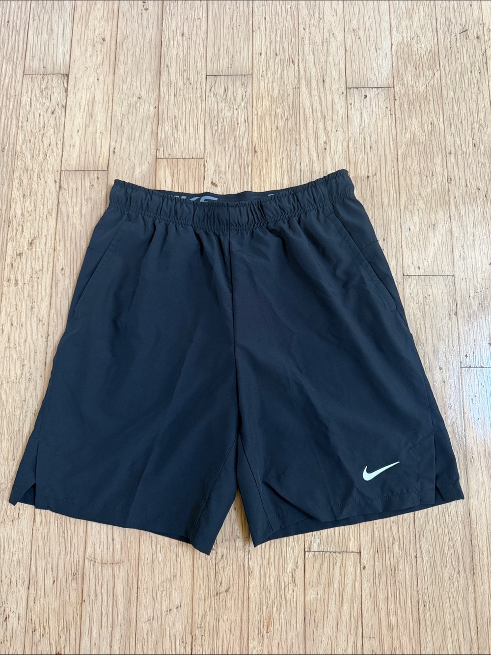 MENS NIKE TEAM DRI-FIT FLEX WOVEN SHORT (WITH POCKETS) Black - Picture 3 of 9